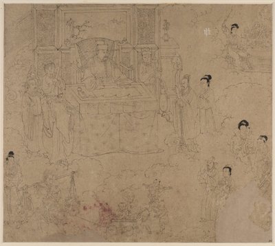 Album mit daoistischen und buddhistischen Themen: Könige der Hölle: Blatt 28 von Unknown artist