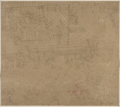 Album der daoistischen und buddhistischen Themen: Könige der Hölle: Blatt 38 von Unknown artist