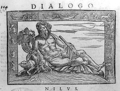 Allegorie des Nils (Stich aus dem 17. Jahrhundert) von Unknown artist
