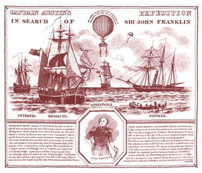 Kapitän Austins Expedition auf der Suche nach Sir John Franklin von Unknown artist