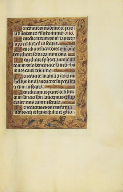 Geschmückte Textseite von Unknown artist