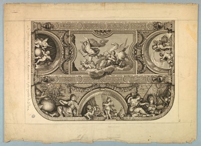 Dekorationen von LeBrun und Mignard im Schloss Versailles von Unknown artist