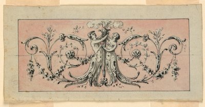 Entwurf für die Dekoration eines Panels von Unknown artist