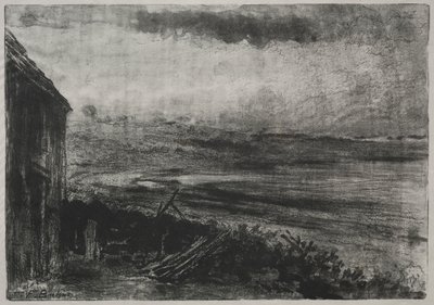 Das strohgedeckte Fischerhaus von Unknown artist
