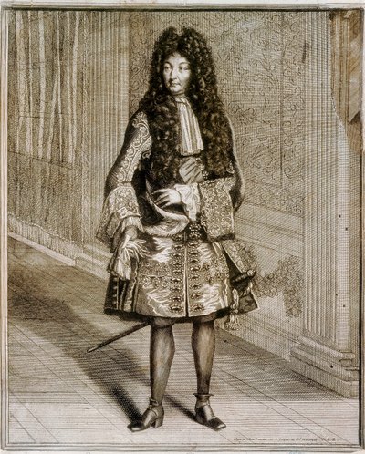 Fußporträt von König Ludwig XIV., bekannt als der Sonnenkönig (1638-1715) von Unknown artist