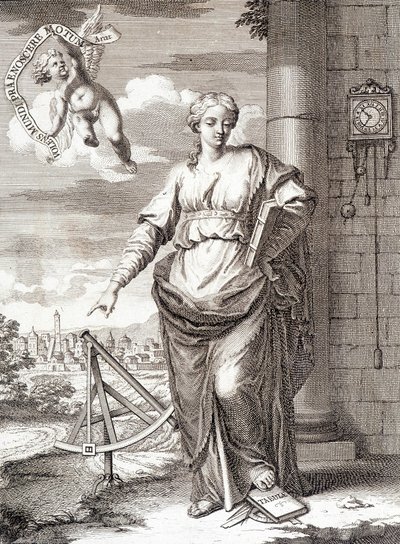 Frontispiz von „Ephemerides Jahre 1775-1786“ von Eusachio Zanotto von Unknown artist