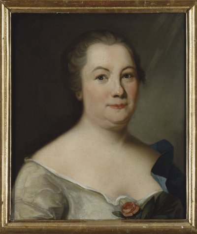 Porträt der Dichterin Hedvig Charlotta Nordenflycht von Unknown artist