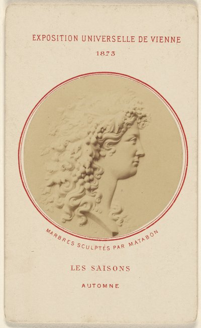 Die Jahreszeiten. Herbst. Marmorskulpturen von Matabon von Unknown artist