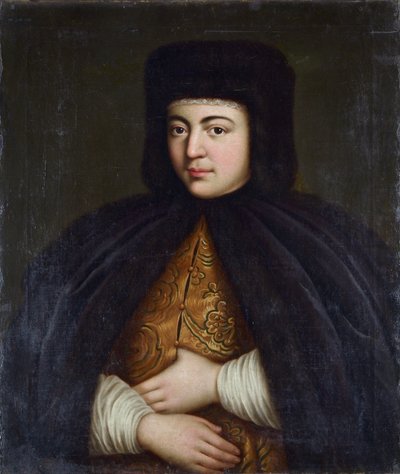 Porträt der Zarin Natalia Naryschkina (1651-1694) von Unknown artist