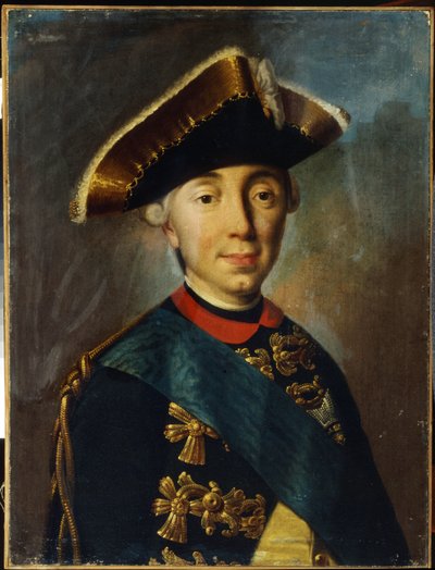 Porträt des Zaren Peter III. von Russland von Unknown artist