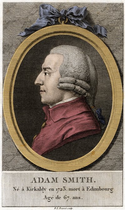 Porträt von Adam Smith (1723-1790), schottischer Philosoph und Ökonom von Unknown artist