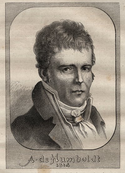 Porträt von Alexander von Humboldt (1769-1859) - Illustration aus „Die großen Seefahrer des 18. Jahrhunderts“ von Unknown artist