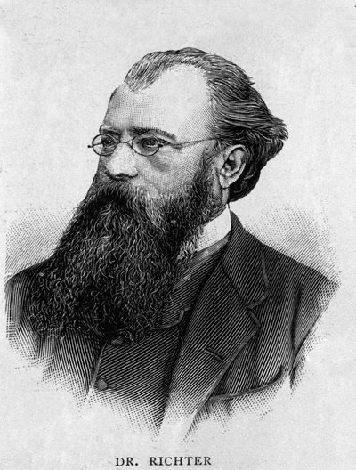 Porträt des deutschen Dirigenten Hans Richter (1843 - 1916). von Unknown artist