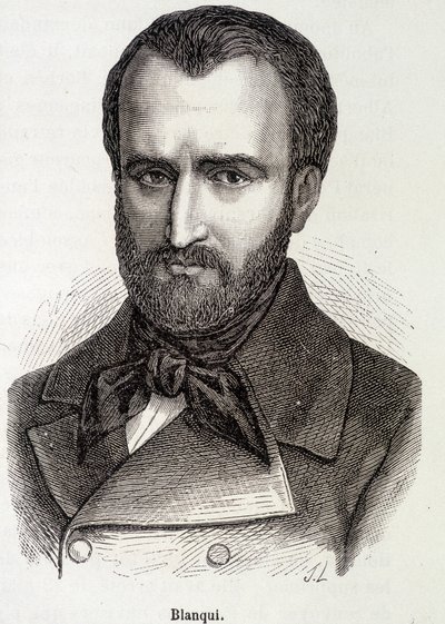 Porträt von Louis Auguste Blanqui (1805-1881), französischer Sozialist und revolutionärer Theoretiker von Unknown artist
