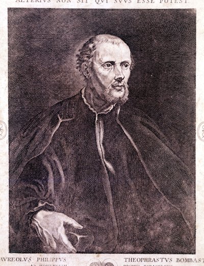 Porträt von Philippus Aureolus Theophrastus Bombastus von Hohenheim Paracelsus von Unknown artist