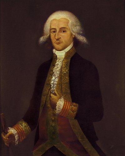 Porträt des spanischen Seemanns und Militärs Federico Carlos Gravina (1756-1836), Ende des 18. - 19. Jahrhunderts von Unknown artist