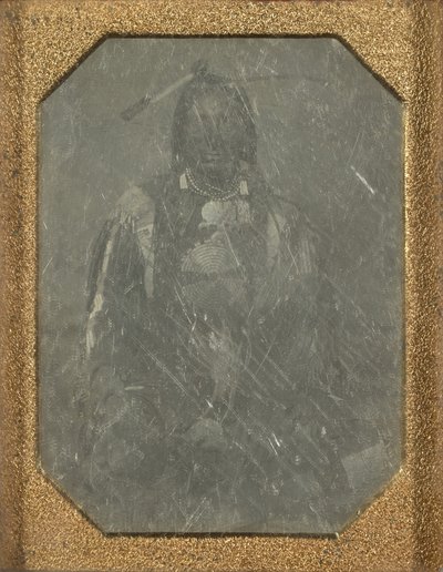 Porträt eines amerikanischen Indianers von Unknown artist