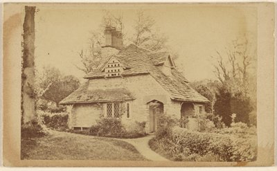 Residenz von Thomas Roberts in Wodenethe Fish Kill am Hudson N.Y. [Außenansicht von Rose Cottage, Blaise Hamlet] von Unknown artist