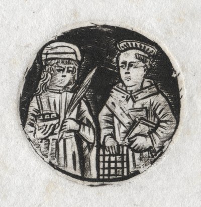 St. Laurentius und St. Lucia von Unknown artist