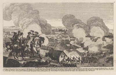 Die Schlacht von Prag, 6. Mai 1757 (Kupferstich) von Unknown artist