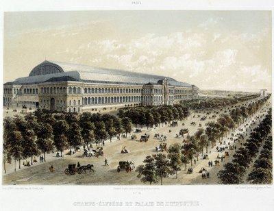 Die Champs-Elysées und der Palais de l