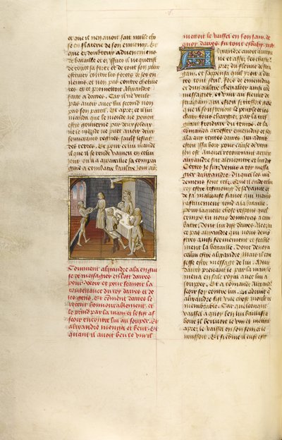 Das Fest des Darius zu Ehren Alexanders des Großen von Unknown artist