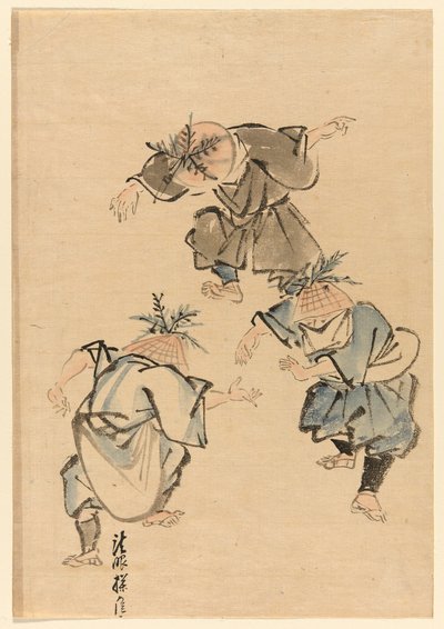 Drei Tänzer von Unknown artist
