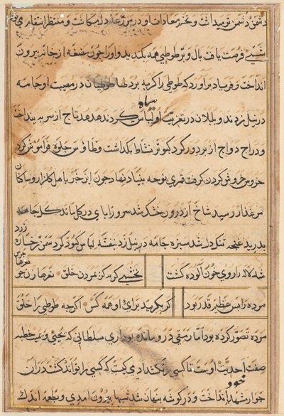 Tuti-Nama (Geschichten eines Papageis) von Unknown artist