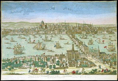 Ansicht von London zu Beginn des 18. Jahrhunderts von Unknown artist