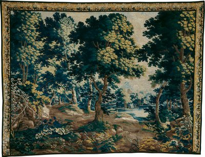Wald mit einem Teich von Unknown artist