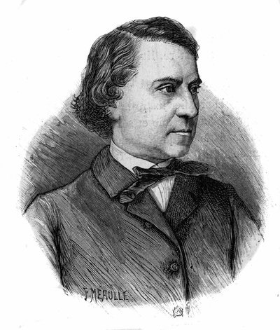 Porträt von Louis Blanc, französischer Politiker und Historiker (1811-1882). von Unknown artist
