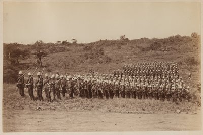 91. Highlanders kehren 1879 aus Zululand zurück von Unknown photographer