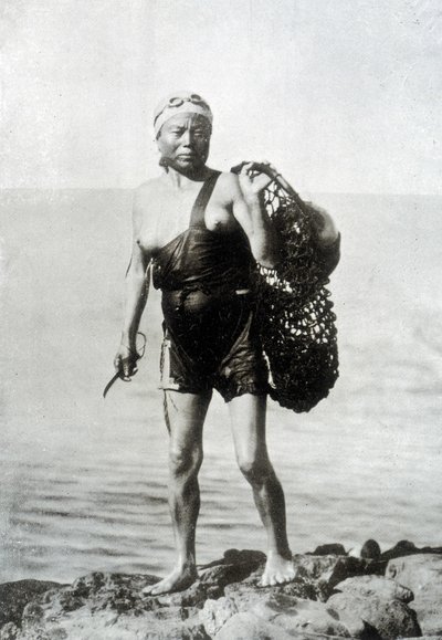 Coreenne beim Fischen im 19. Jahrhundert. von Unknown photographer