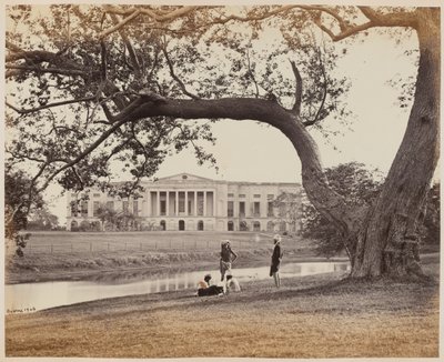 Regierungshaus, Barrackpore, von Süden von Unknown photographer