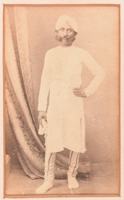 Misr Kanouji Lal, der Inder, der Thomas Kavanagh bei der Flucht während der Belagerung von Lucknow half, ca. 1857 von Unknown photographer