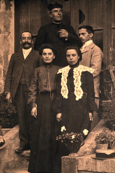 Porträt von Abbe Bérenger Saunière, Rennes-le-Château von Unknown photographer