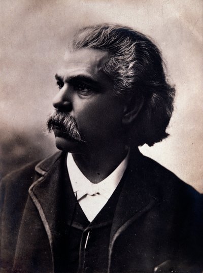 Porträt von Carlos Andrea Gomes (Gomez) (1836-1896) brasilianischer Komponist Fotografie. 19. Jahrhundert. Bologna, civico Museo Museo von Unknown photographer