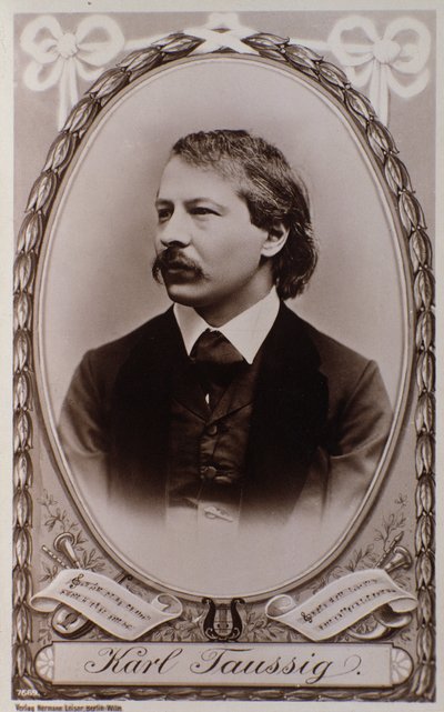Porträt von Karl Taussig (Stich nach Foto) von Unknown photographer