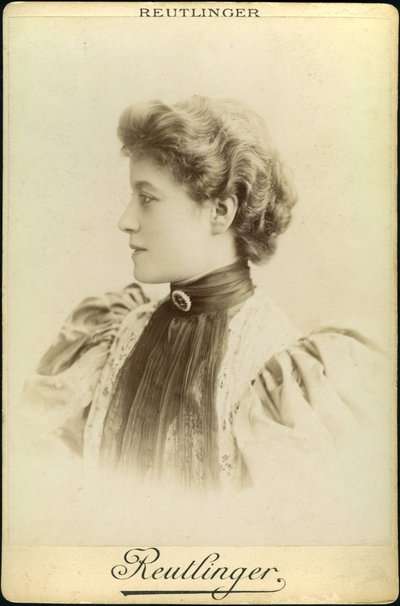 Porträt von Melle Brandes, Komödiantin (Marthe Brandes) von Unknown photographer