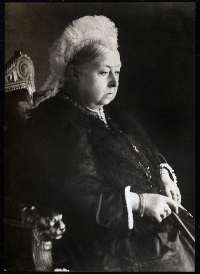 Porträt von Königin Victoria (1819-1901), Königin des Vereinigten Königreichs von Großbritannien und Irland. FPL-Sammlung von Unknown photographer