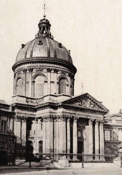 Das Institut de France (1662-1688) (Collège des Quatre-Nations) von Unknown photographer