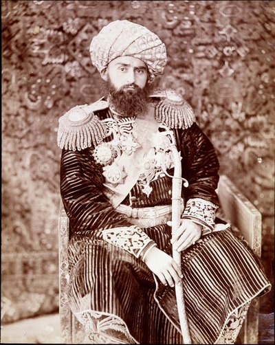 Der Emir von Bukhara - 1890 von Unknown photographer