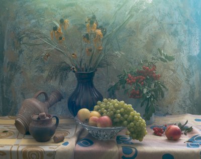Stillleben mit blauem Herbst von UstinaGreen