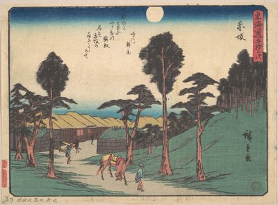 Akasaka von Utagawa Hiroshige