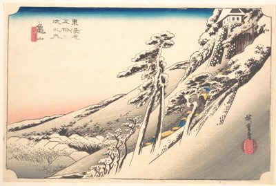 Klares Wetter nach Schnee von Utagawa Hiroshige
