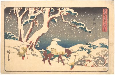 Gyosho Tokaido: Ishikushi von Utagawa Hiroshige