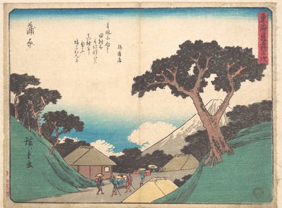 Kambara von Utagawa Hiroshige