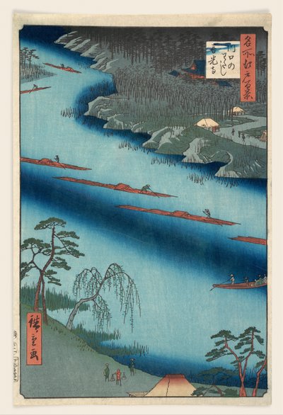 Kawaguchi von Utagawa Hiroshige