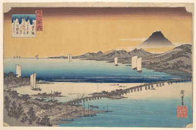 Lange Brücke von Seta von Utagawa Hiroshige
