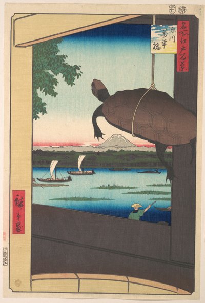 Mannen-Brücke, Fukagawa von Utagawa Hiroshige